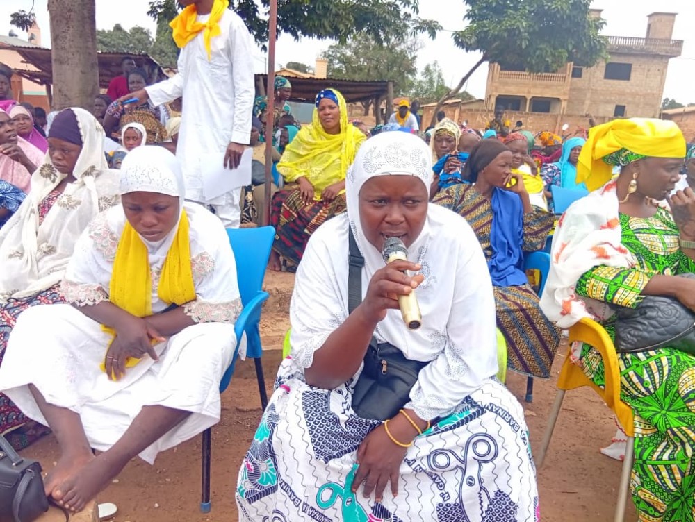 Les femmes de l'UP-R célèbrent en différé la journée internationale de la femme dans quatre localités de la commune de Djougou