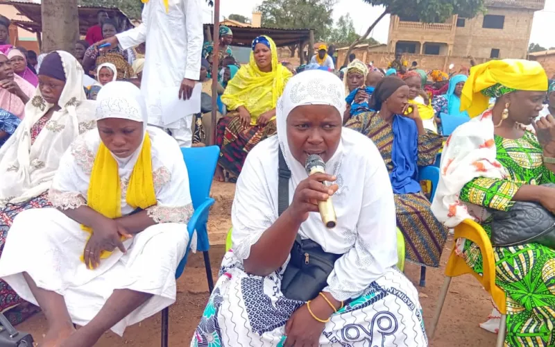 Les femmes de l'UP-R célèbrent en différé la journée internationale de la femme dans quatre localités de la commune de Djougou