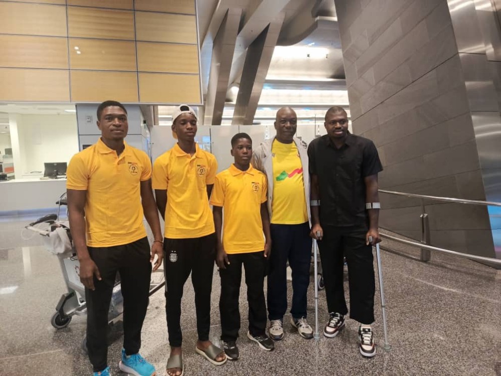 Les Guépards U18 de beach-volleyball du Bénin sont arrivés à Doha