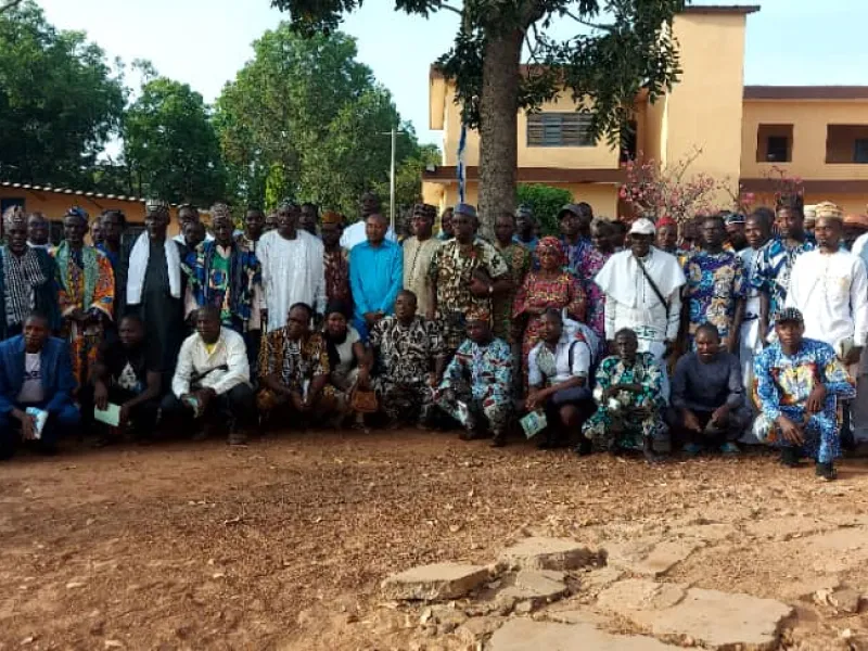 Le Cadre de concertation des confessions religieuses intensifie sa sensibilisation nationale pour la préservation de la paix en période électorale : étape de Djougou tenue ce mardi soir