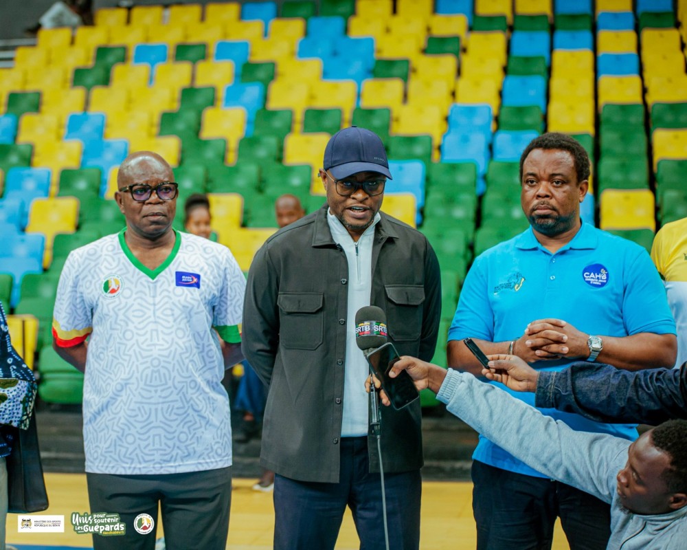 CAN Handball, le ministre des sports  Benoît Dato apporte le soutien de l’État aux Guépards