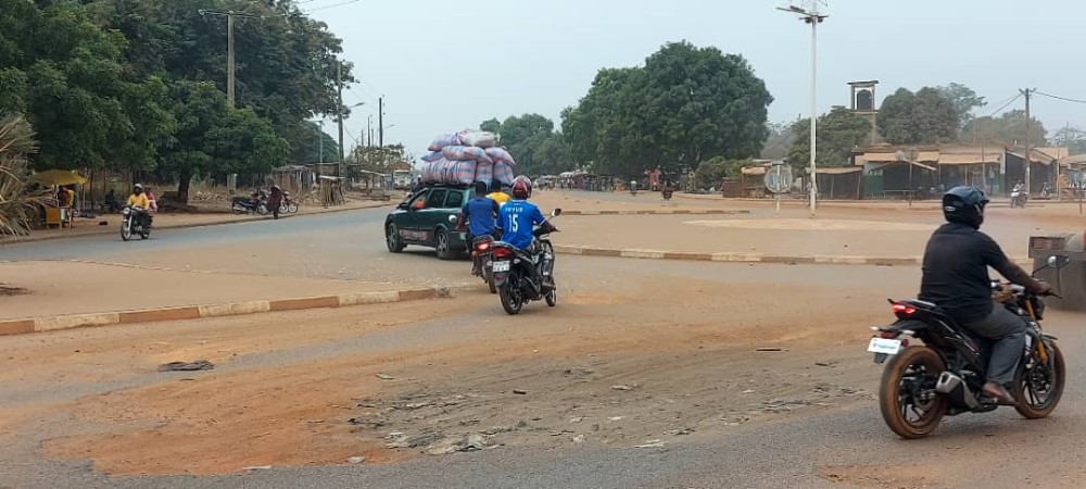 Djougou, quand un carrefour devient un piège pour les usagers de la route