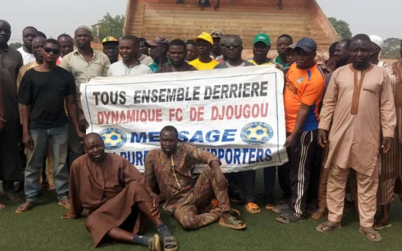 Dynamique FC de Djougou: Les supporters dénoncent la déstabilisation du club et apportent leur soutien total au nouveau président Karim BONI BIAOU